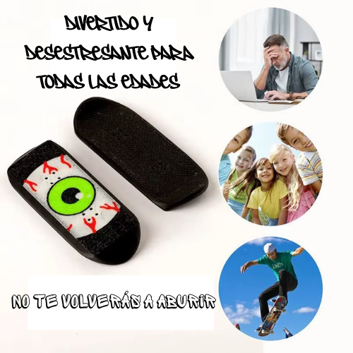 Fidget Toy skate magnético antiestrés